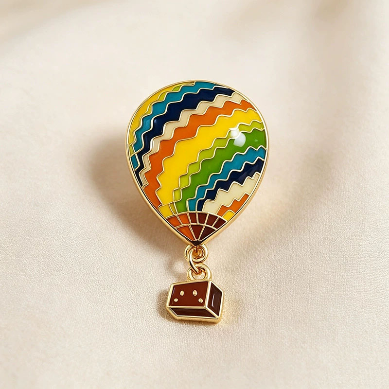 Embroidery Bali - Broche de Metal con Forma de