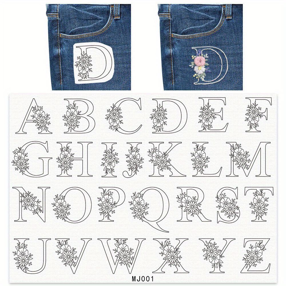 Embroidery Meaning - Estabilizador de bordado con diseño floral