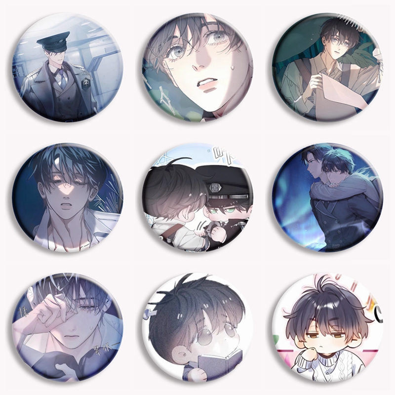Embroidery Reddit - Coreano Manhwa pequeño seta botón Pin