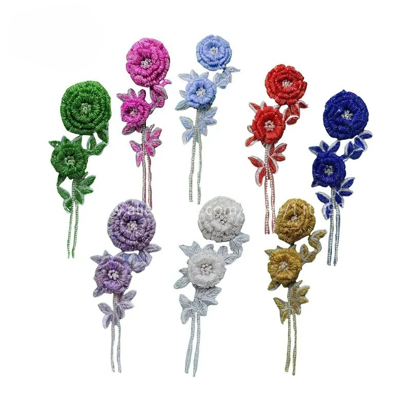 Embroidery Rose - NUEVAS flores de pechos rosas con