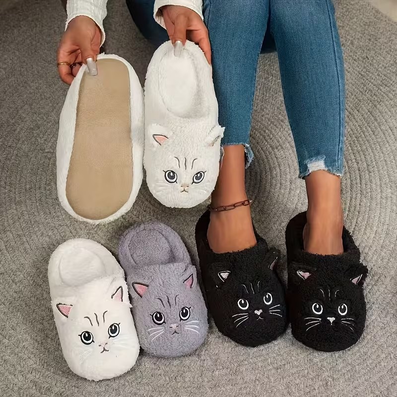 Embroidery Garments - Cómodas Pantuflas de Felpa Unisex con