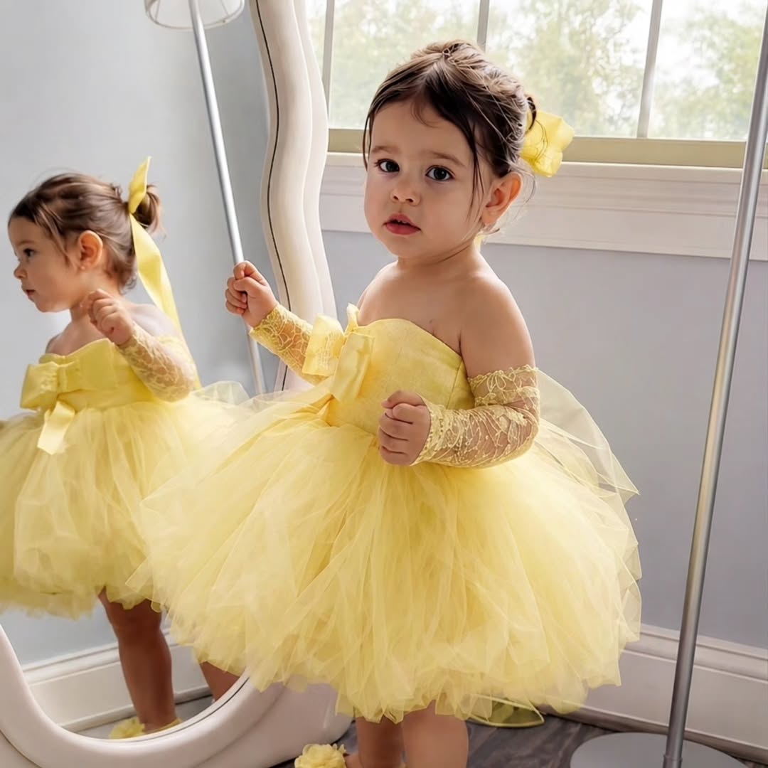 Vestido de princesa amarillo p - Embroidery Yellow Dress reseña y precio