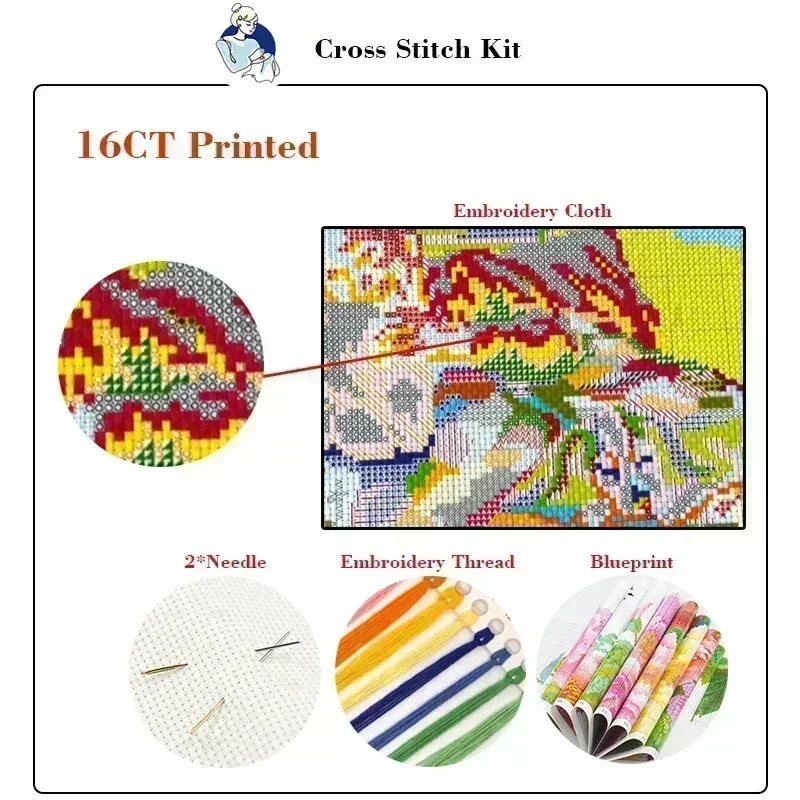 Kit de punto de cruz Joy Sunda - Embroidery Meaning reseña y precio