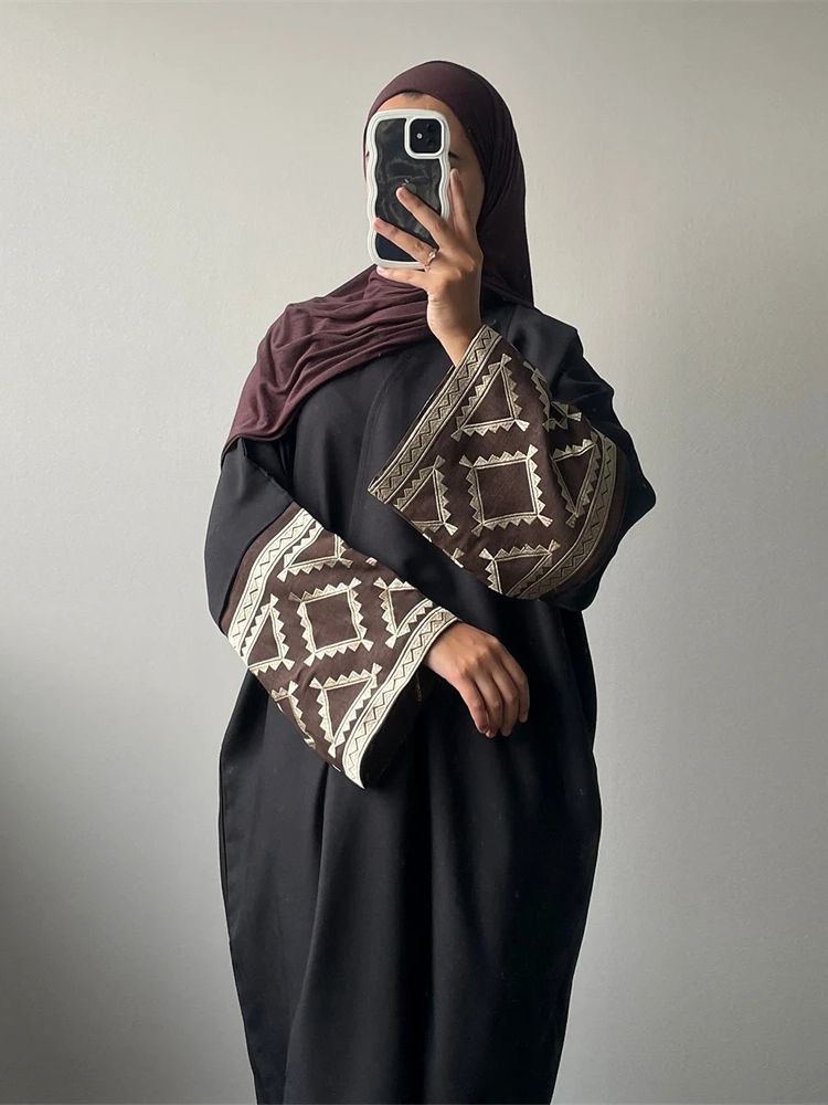 Kimono bordado Eid Abaya Dubai - Embroidery Kebaya reseña y precio