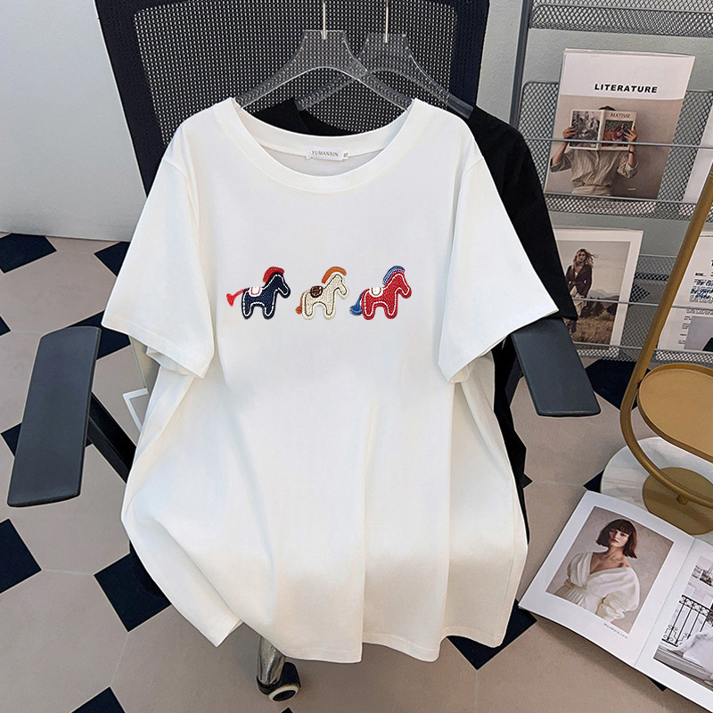 Camiseta de Verano para Mujer  - Embroidery Cotton Shirt reseña y precio