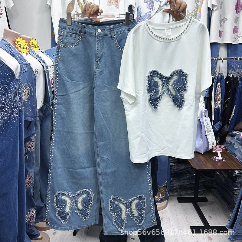Nuevo conjunto de dos piezas h - Embroidery Cotton Shirt reseña y precio