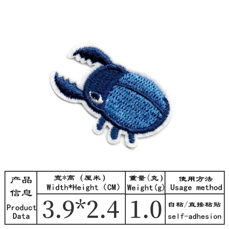 50 unids/lote parche bordado d - Embroidery Lady Bug reseña y precio