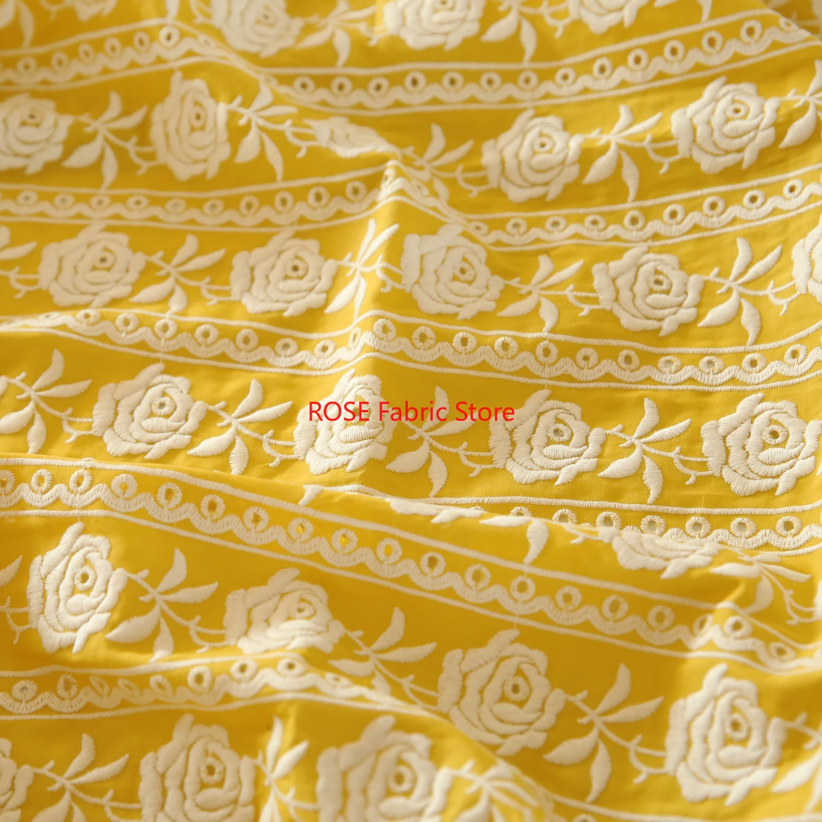 Tela de ropa DIY hecha a mano  - Embroidery Yellow Dress reseña y precio