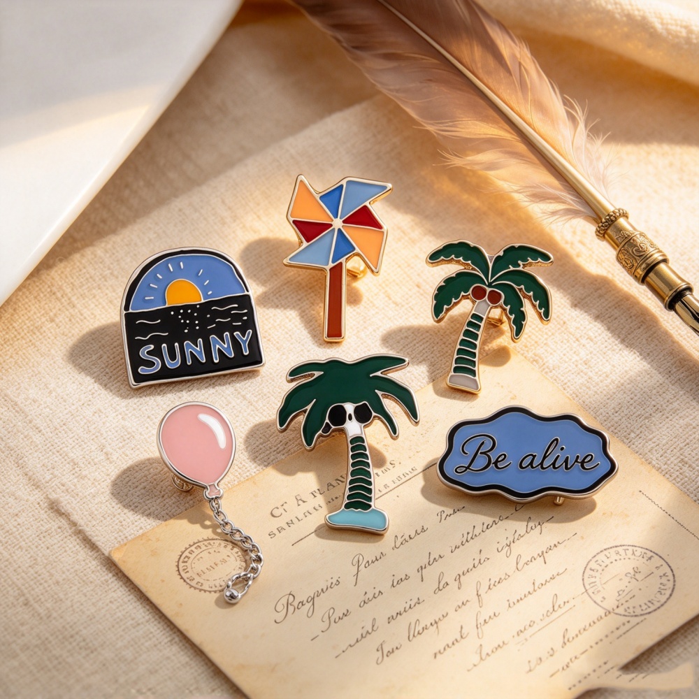 Broches y alfileres románticos - Embroidery Bali reseña y precio