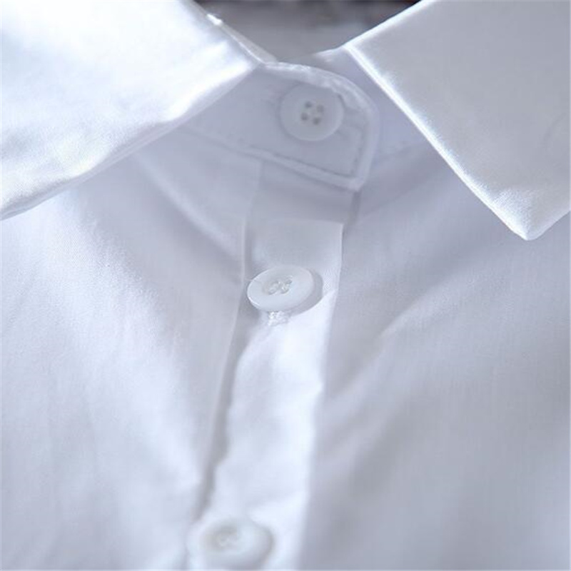 Camisa blanca bordada para muj - Embroidery Cotton Shirt reseña y precio