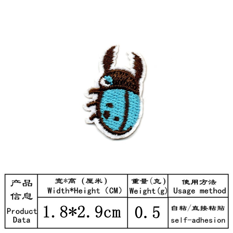 50 unids/lote parche bordado d - Embroidery Lady Bug reseña y precio