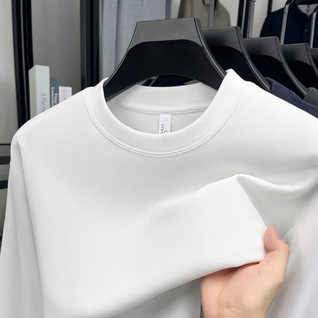 Camiseta de manga larga para h - Embroidery Cotton Shirt reseña y precio